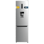 Bolero CoolMarket Combi 322 WD Inox E Frigorífico combi inox, 185,5cm de alto y 59,5 cm de ancho, con 322 litros de capacidad, compresor Inverter Plus, Total No Frost, dispensador de agua, clase energética D y con sistema Multi Air Flow. Además, cuenta con el modo Fast Cooling.