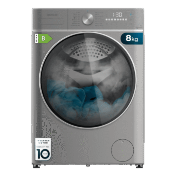 Bolero Wash&Dry 8580 Inverter Steel B Lavadora secadora steel de 8 kg - 5 kg de capacidad y 1400 rpm, 16 programas, Motor Inverter Plus, clase B, SteamMax, OnSmart, Fuzzy Logic, Smooth Wash, SpaCare, Stain Match y Goma antibacteriana.
