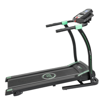 RunnerFit Sprint. Cinta de Correr Eléctrica Plegable con Pulsómetro, Portabotellas, Brazos de Agarre de Espuma, Pantalla LED, 12 Programas, hasta 14 km/h, Peso Máximo 120 Kg